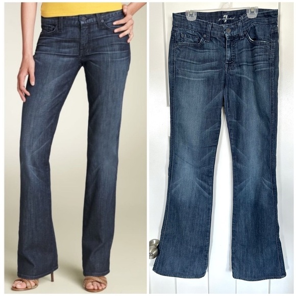 7 For All Mankind ‘A’ Pocket Bootcut Jeans | Size 27 - Picture 1 of 7